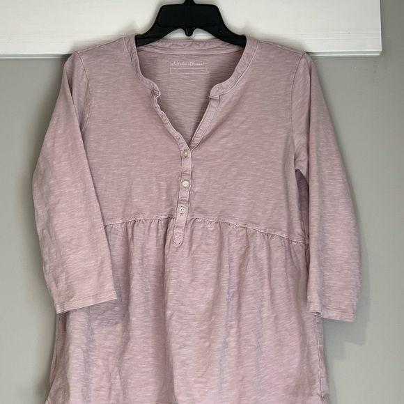 Eddie Bauer Light Pink Button-Down Blouse - Picture 1 of 1